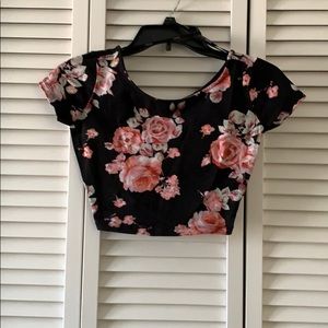 Floral Crop top.